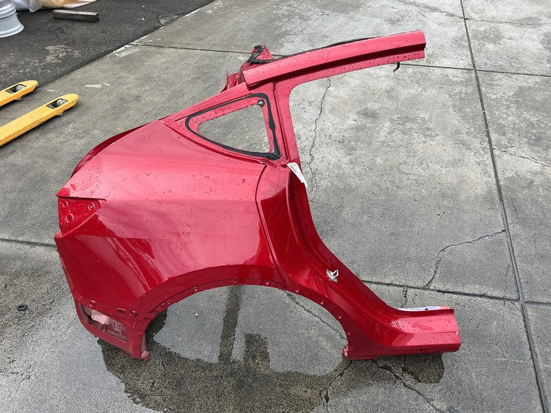 ⭕ 2020-2023 Tesla Model Y Rear Right Quarter Panel Structural Cutout RH Red PPMR