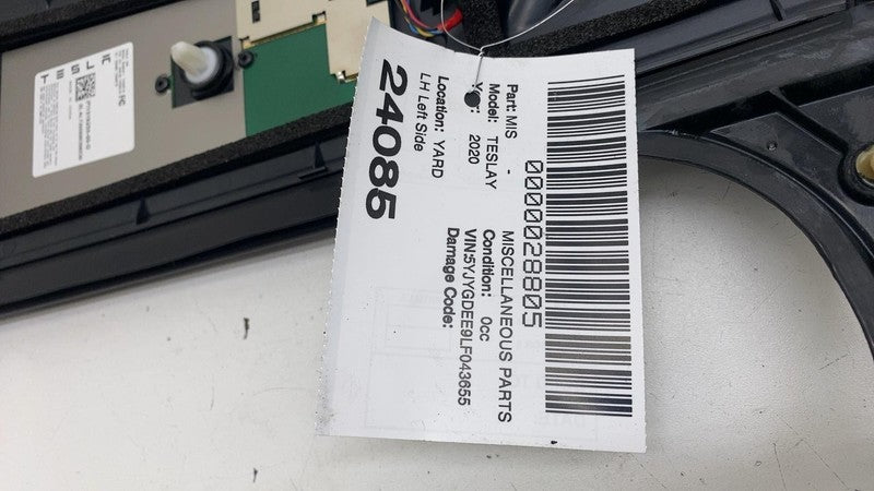 ⭕ 20-23 Model Y Left Exterior B-Pillar Applique Glass Trim LH AP3 1506