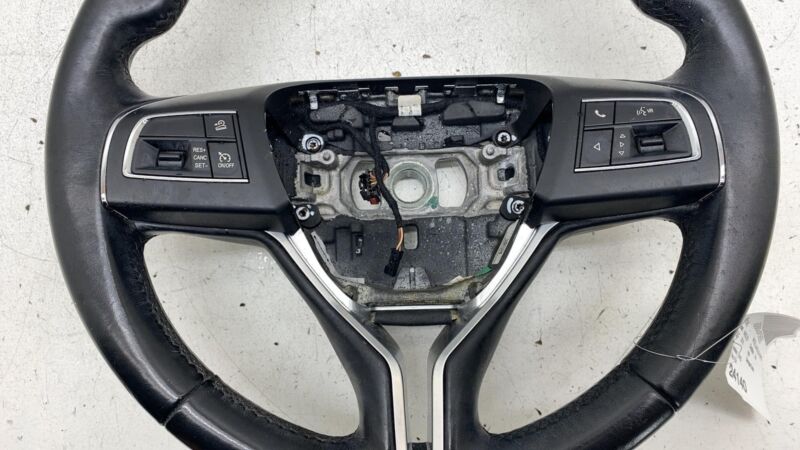 ⭕ 2017-2020 Maserati Levante Steering Wheel Leather Black w/ Control Switch OEM