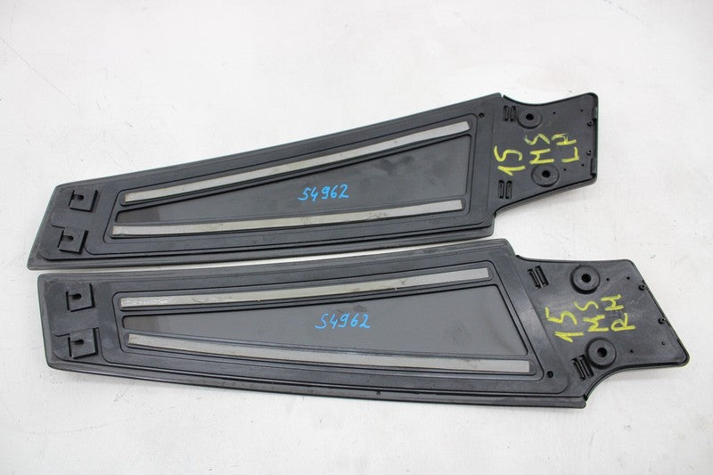 ⭕ 2012-2015 Tesla Model S MS Driver & Passenger B-Pillar Molding Applique Glass