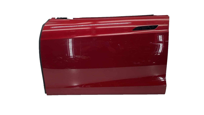 ⭕ 12-15 Tesla Model S Front Driver Side Door Shell Panel Left Assembly Red PPMR