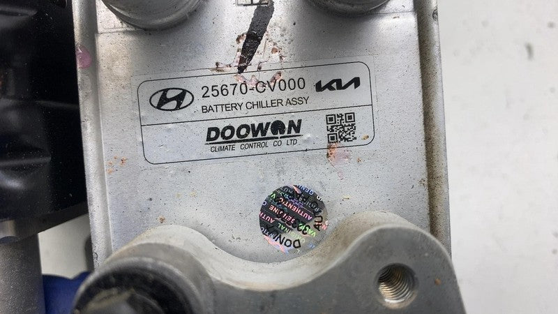 25670CV000 2022 2023 2024 Kia EV6 Battery Coolant Cooler Chiller Radiator w/ Valve Assembly