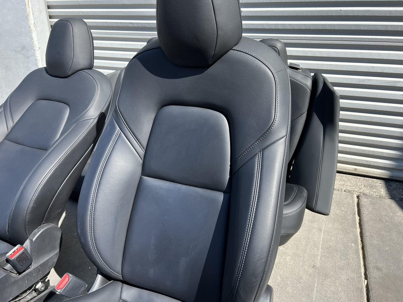 1552127-00-A ⭕ 2017-2023 Tesla Model 3 Front Left & Right Bucket & Rear Bench Seat + Bolster
