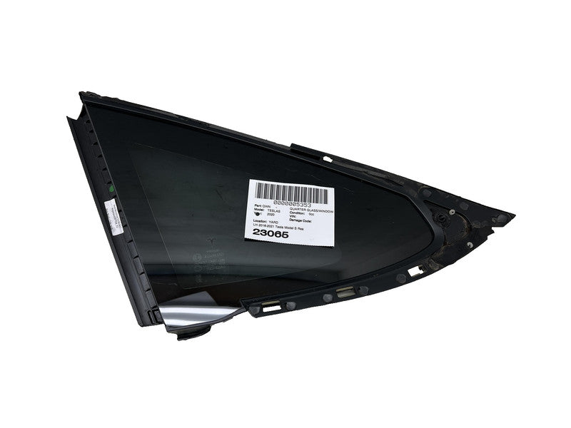 ⭕ 2016-2021 Tesla Model S Rear Driver Side Quarter Window Glass Left LH Assembly