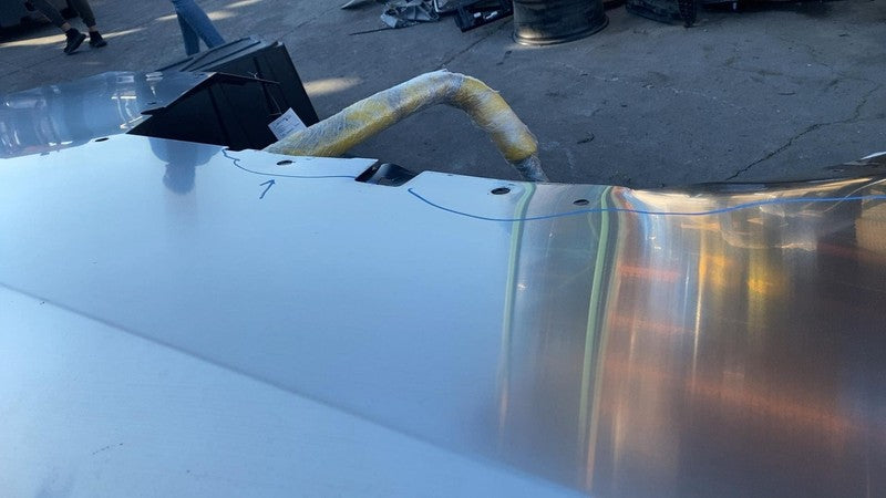 192831700A 2024-2025 Tesla Cybertruck Rear Passenger Right Quarter Panel Fender Sail RH OEM