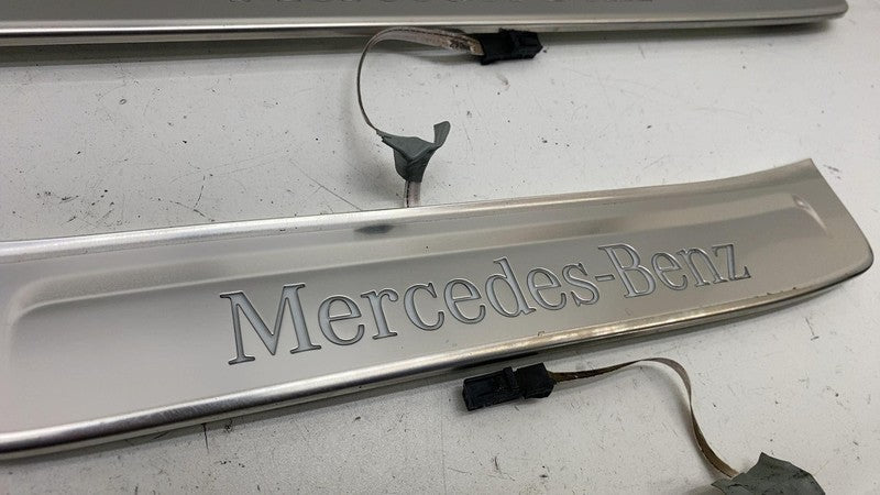 ⭕2022 Mercedes Benz EQS450+ Front & Rear Left & Right Door Sill Plate 