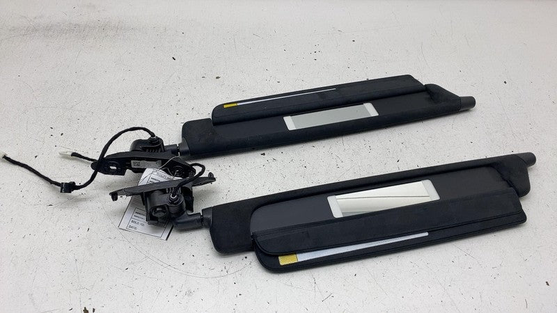 110841786G ⭕ 2016-2023 Tesla Model X PAIR Front Left & Right Sun Visor Black Sunvisor Assy