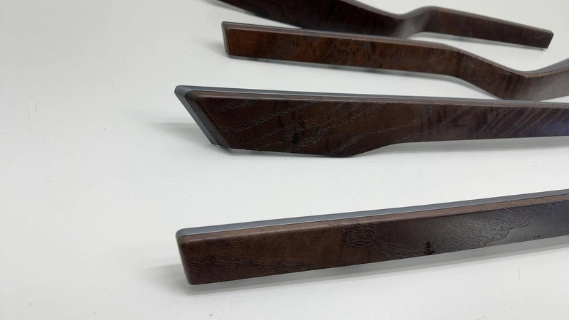 ⭕ 16-20 Tesla Model X SET of Front & Rear Left & Right Door Molding Tr