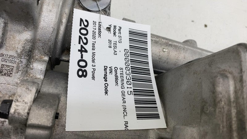 ⭕ 2017-2020 Tesla Model 3 Power Steering Gear Rack and Pinion Electric Assembly