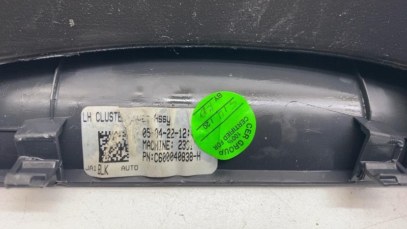 ⭕ 2022 Rivian EDV-700 Amazon Van Driver Cluster Air Vent Duct Left C60