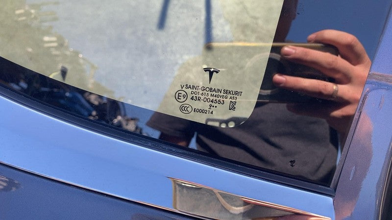 ⭕16-20 Tesla Model X MX Rear Right Quarter Fender Frame Panel Cutout Gray - PMNG