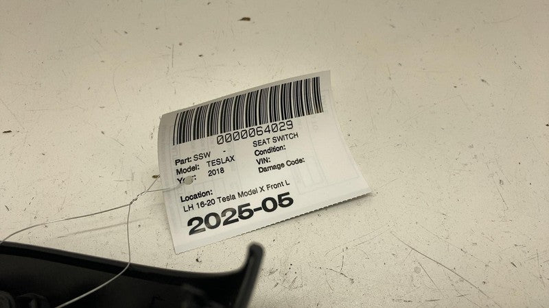 ⭕ 16-20 Model X Front Seat Recline Panel and Control Switch Left LH 10