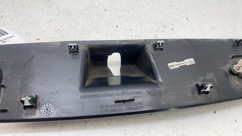 103789700D ⭕16-20 Model X Liftgate Lower Trim Cover Molding with Switch Button 1037897-00-D