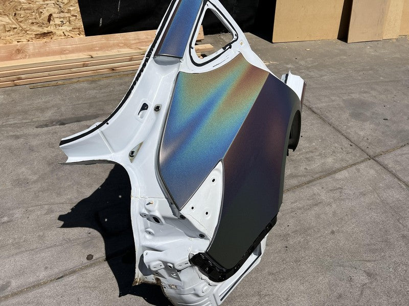⭕ 21-23 Tesla Model 3 Rear Right Quarter Panel Structural Frame Cut White - PPSW