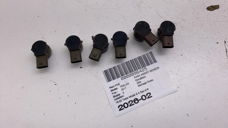 ⭕ 16-20 Tesla Model S X Set of 6 Bumper Parking Sensor 1099611-00-A/11