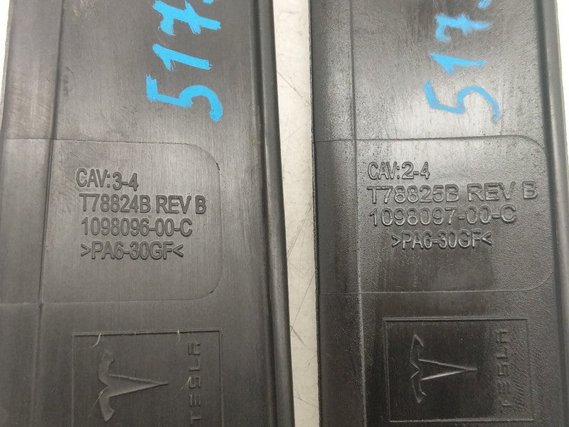 ⭕ 17-20 Model 3 Right Upper & Lower Active Grille Trim 1098096-00-C/10