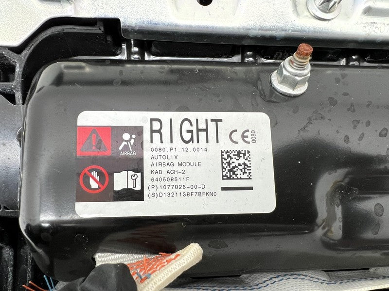 2021-2023 Tesla Model S X Plaid Front Right Passenger Knee Airbag BLAC