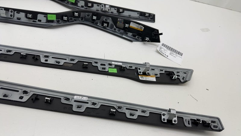 ⭕ 16-20 Tesla Model X SET of Front & Rear Left & Right Door Molding Tr