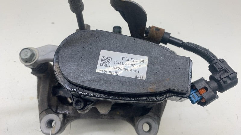 ⭕ 17-25 Tesla Model 3 Y Rear Left Caliper w/ Brake Hose Line BASE 1044