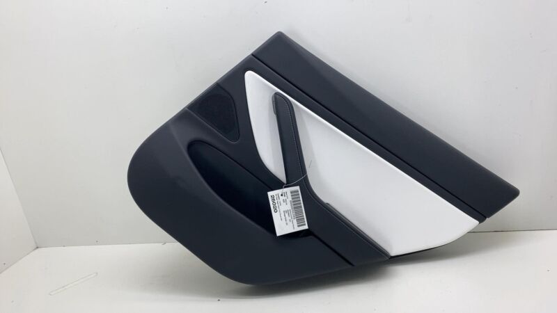 1105096 00 E 2017-2020 Tesla Model 3 M3 Rear Passenger Side Door Panel Trim Cover White Right