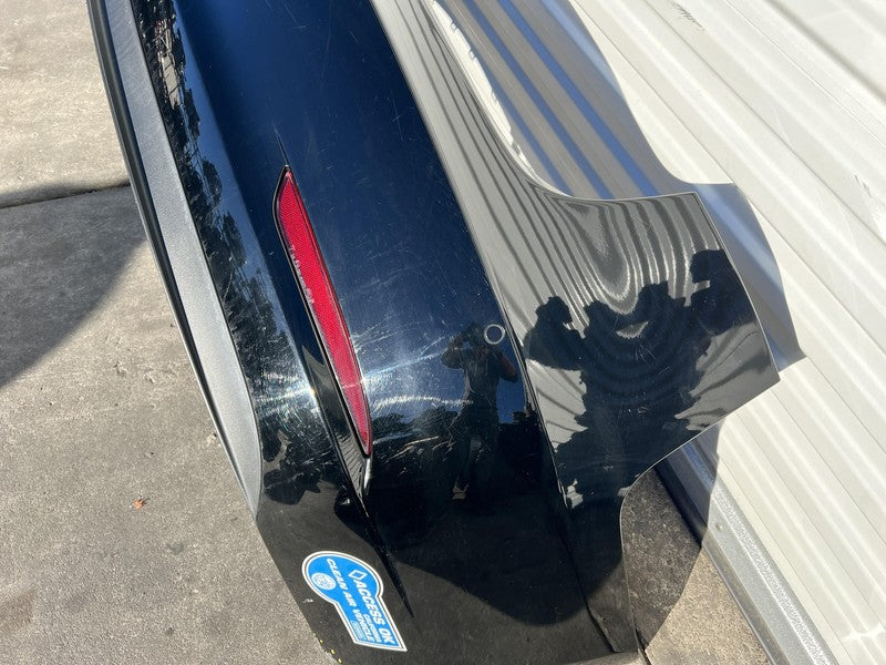 ⭕ 2017-2022 Tesla Model 3 Rear Bumper + Valance Park Sensor & Harness Black PBSB