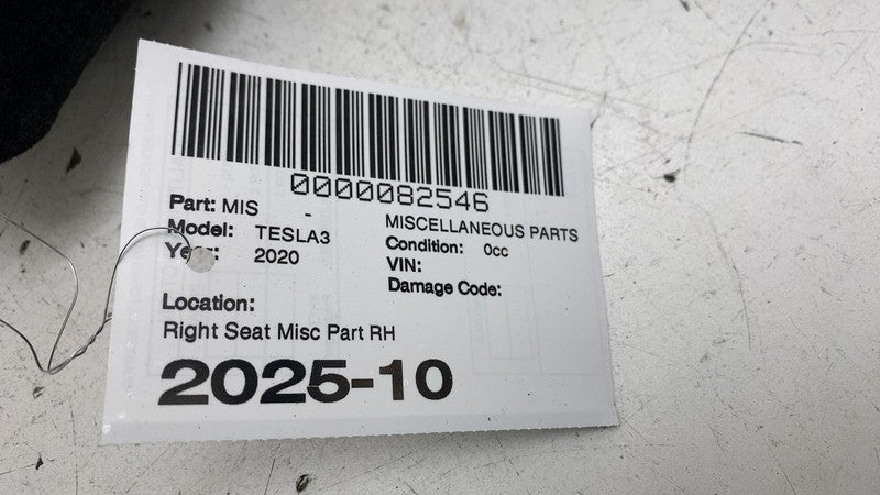 ⭕ 2017-2023 Tesla Model 3 Y Front Right Seat Lower Cushion Leather Bla