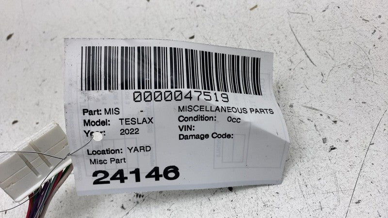 ⭕ 2021-2024 Tesla Model X Front Right Door Wire Wiring Harness Loom 15