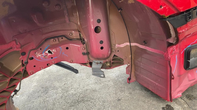 ⭕ 2021-2023 Tesla Model X Rear Driver Side Quarter Panel Cutout Left Red - PPMR