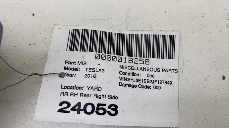 ⭕ 17-23 Model 3 Rear Left or Right 2nd Row Seatbelt Retractor Assy 108