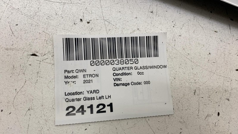 4KE845297AC ⭕ 2019-2023 Audi e-Tron Rear Driver Side Quarter Window Glass Left 4KE845297AC