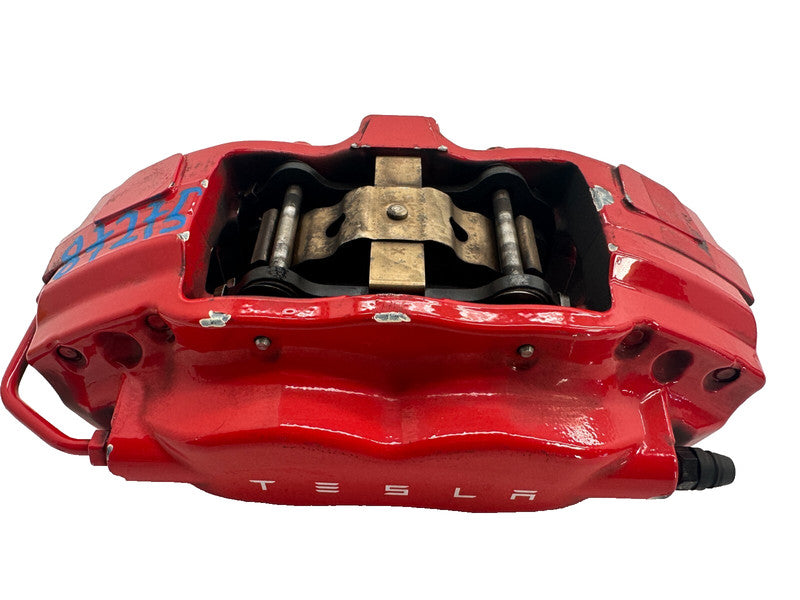 ⭕ 12-20 Tesla Model S MS Rear Passenger Side Performance Brake Caliper Red Right