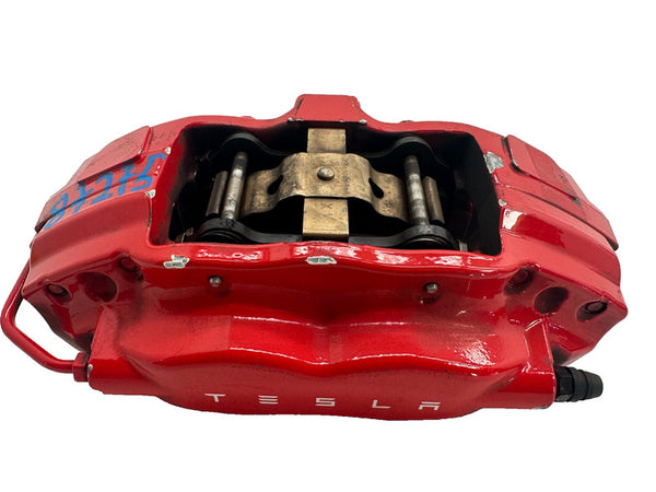 ⭕ 12-20 Tesla Model S MS Rear Passenger Side Performance Brake Caliper Red Right