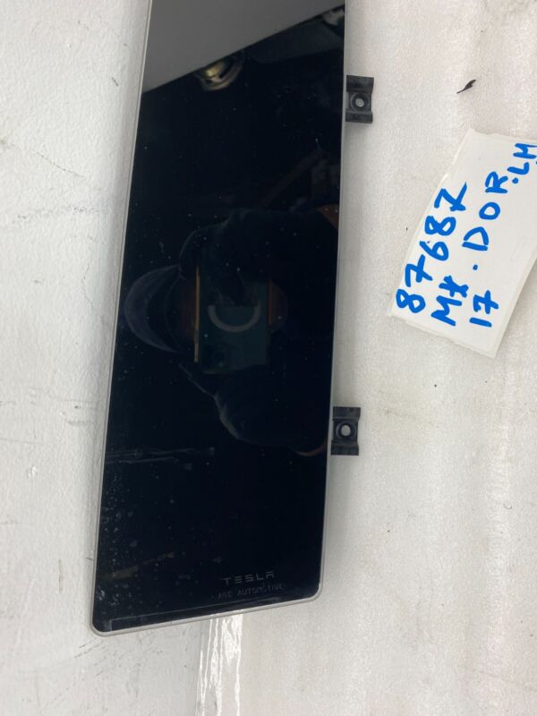 ⭕2016-2020 Tesla Model X MX Rear Driver Side Exterior Door Glass Pillar Left OEM