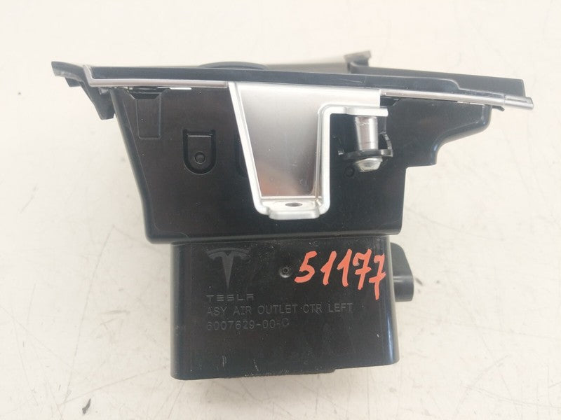 ⭕ 12-20 Model S Driver Side Dash Air Vent Outlet Duct Center Left 6007