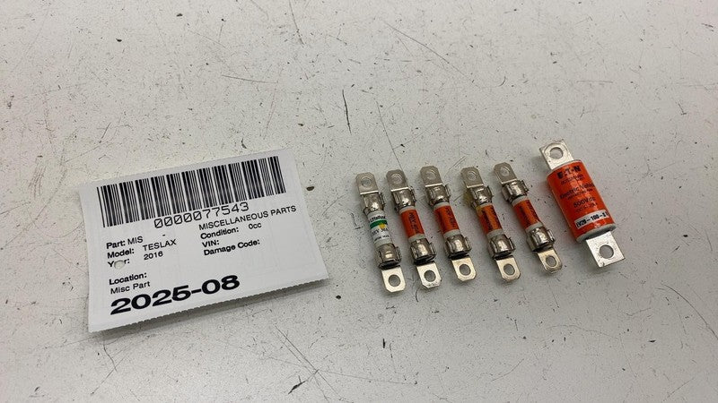 EV20-100-S ⭕ 2016-2020 Tesla Model X SET of Fast Acting Electric Vehicle Fuse OEM EV20-100S