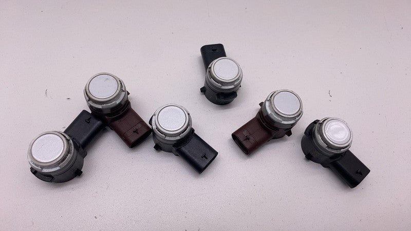 112750311C 2016-2024 Tesla Model S X 3 Y Set of 6 Bumper Parking Assist Sensor White - PPSW