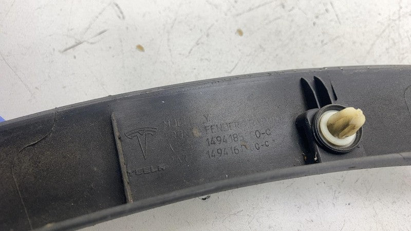1494185-00-C ⭕2020-2024 Tesla Model Y Front Left Fender Wheel Arch Flare Molding 1494185-00-C