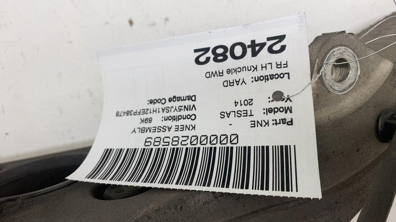 6007017-00-C ⭕ 12-15 Tesla Model S Front Left Spindle Knuckle w/ Hub Bearing RWD 6007017-00-C