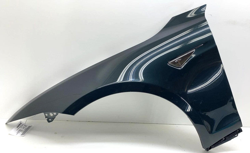 ⭕ 12-20 Tesla Model S Front Driver Side Fender Shell Panel Left LH Green - PMSG
