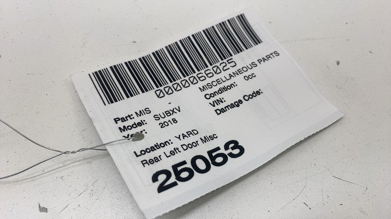 ⭕ 2018-2023 Subaru Crosstrek PAIR of (Upper & Lower) Rear Driver Door Hinge Left