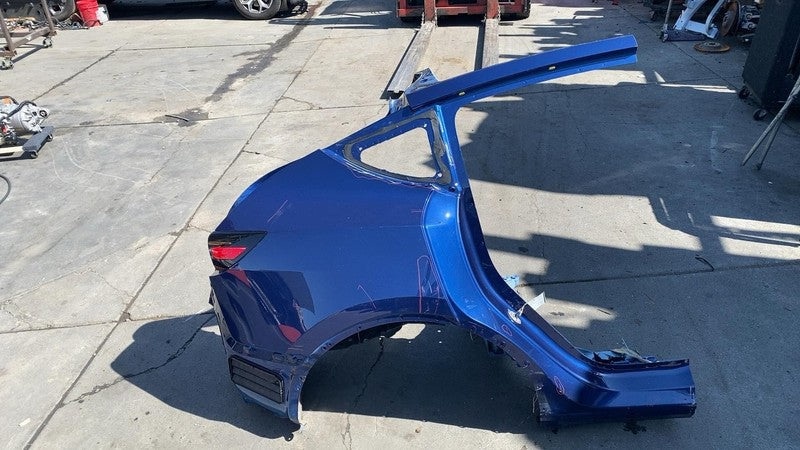 ⭕2020-2023 Tesla Model Y Rear Right Quarter Panel Structural Cutout RH Blue Assy