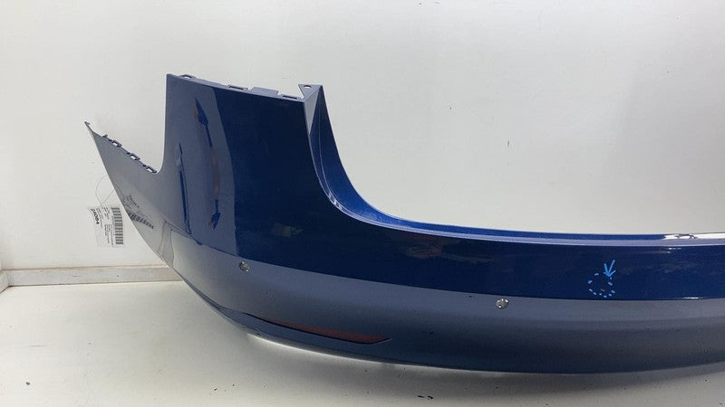 ⭕ 2017-2022 Tesla Model 3 Rear Bumper w/ Park Sensor & Reflector Lamp Blue PPSB