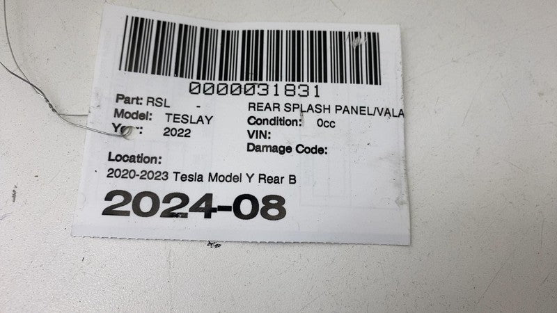 20-23 Tesla Model Y Rear Bumper Fascia Lower Valance Diffuser Cover 14