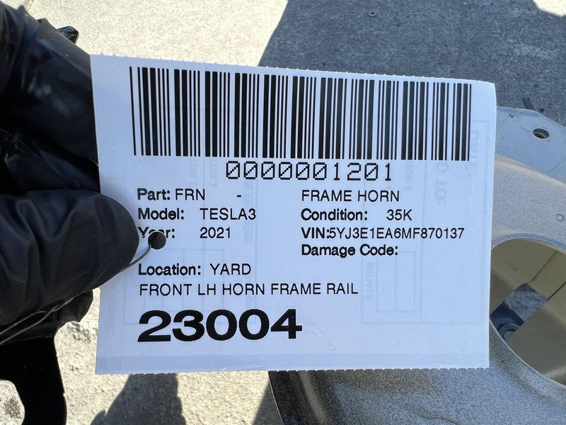 ⭕2020-2023 Tesla Model 3 Front Left Quarter Panel Apron Cut Out Structural Frame