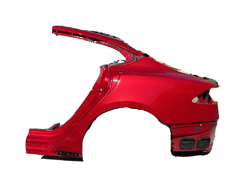 2012-2016 Tesla Model S MS Rear Quarter Panel Structural Cutout Left LH Red PPMR