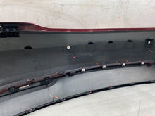 ⭕ 2016-2020 Tesla Model S MS Rear Bumper Cover Red w/ Park Sensor Holes Assembly