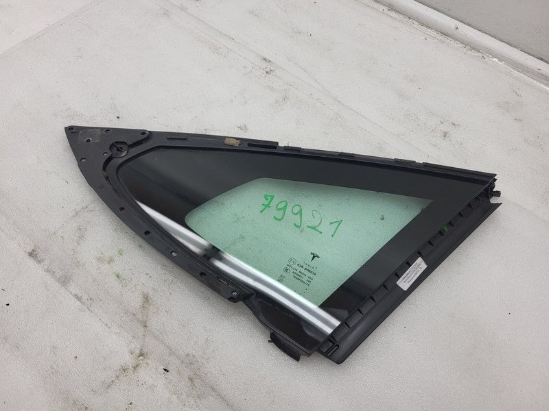 E6 43R-008010 ⭕ 12-20 Tesla Model S Rear Passenger Side Quarter Fixed Glass Right 1051821-00-E
