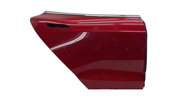 ⭕ 16-20 Model S Rear Passenger Door Shell Panel Right RH Red - PPMR 6006566-00-H