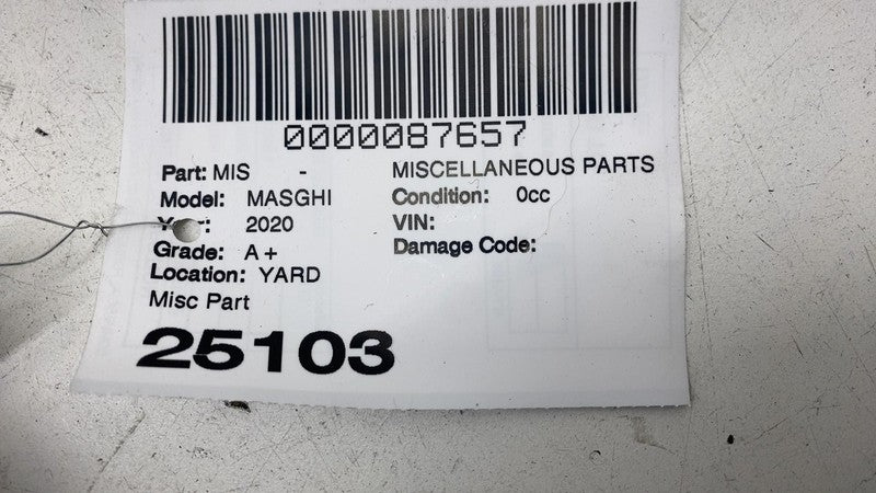 ⭕ 2017-2021 Maserati Ghibli Power Inverter Converter Control Module 56