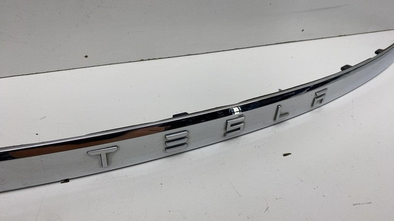 102577600A ⭕ 12-20 Tesla Model S Rear Liftgate Trunk Lid Chrome Trim Molding 1025776-00-A